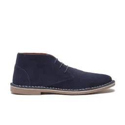 LOUIS STITCH Men Mid-Top Solid Suede Desert Boots image 3