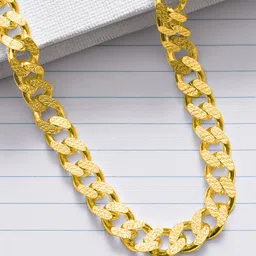 Zavya Men Sterling Silver Gold-Plated Chain image 5