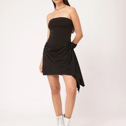 DressBerry Corsage Crush Draped Strapless Dress image 1