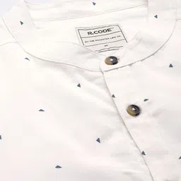 R.Code by The Roadster Life Co. Geometric Printed Casual Shirt image 2
