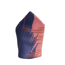 Tossido Pink & Blue Printed Pocket Square image 2