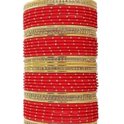 ZULKA Set Of 44 CZ Stone-Studded Bangles image 2