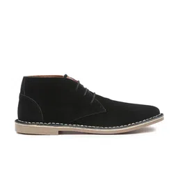 LOUIS STITCH Men Mid-Top Solid Suede Desert Boots image 2