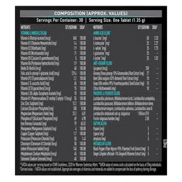 MuscleBlaze MB-Vite Daily Multivitamin With 51 Ingredients 30 Tablets image 5