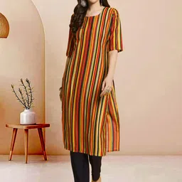 Moda Rapido Pack of 2 Printed Straight Kurta with Trousers image 5