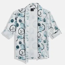 CHARCHIT Boys Printed T-shirt With Shrug image 4