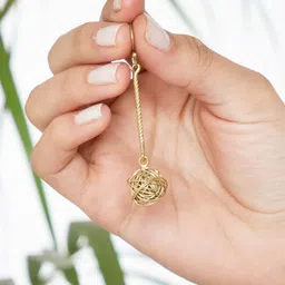 Studio One Love Brass-Plated Statement Drop Earrings image 4