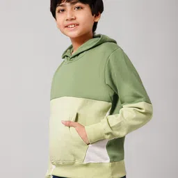 Alan Jones Boys Colourblocked Hooded Pullover Sweatshirt image 4