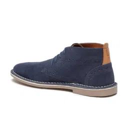LOUIS STITCH Men Mid-Top Solid Suede Desert Boots image 2