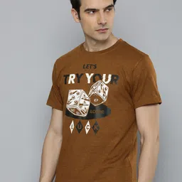 R.Code by The Roadster Life Co. Men Graphic Printed T-shirt image 4