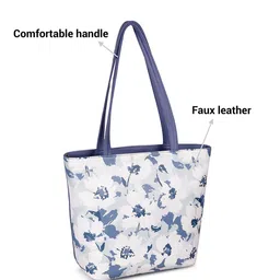 Mochi Floral Printed Oversized Shopper Tote Bag image 2