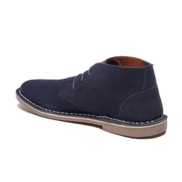 LOUIS STITCH Men Mid-Top Solid Suede Desert Boots image 5