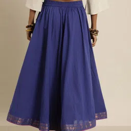 Taavi Nangri Weaves Pure Cotton A-Line Maxi Skirt image 4