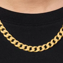 Zavya Men Sterling Silver Gold-Plated Chain image 4