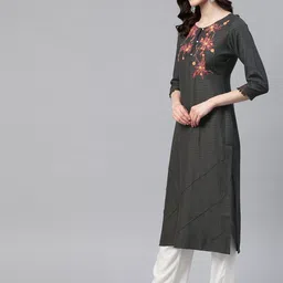 LAAKHI Embroidered Floral Kurta image 5