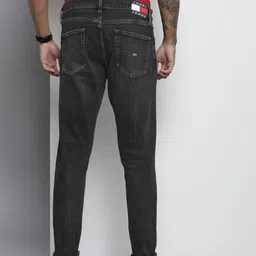 Tommy Hilfiger Men Black Autin Slim Tapered Fit Stretchable Jeans image 3