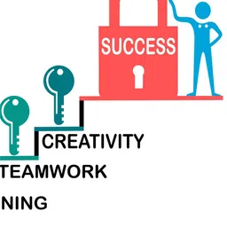 rawpockets Multicoloured Key to Success Wall Stickers image 4