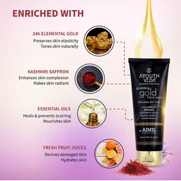 AYOUTHVEDA Sparkling Gold Face Wash - 100 ml image 3