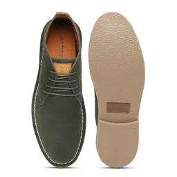 LOUIS STITCH Men Mid-Top Solid Suede Desert Boots image 5