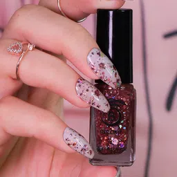 BEROMT Hexa Holo Chunky Nail Polish - 8 ml - BNP 223 image 5