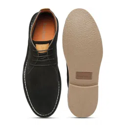 LOUIS STITCH Men Mid-Top Solid Suede Desert Boots image 5