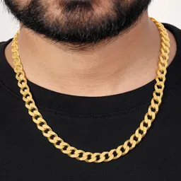 Zavya Men Sterling Silver Gold-Plated Chain image 2