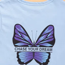 Purple United Kids Girls Graphic Printed T-shirt image 4