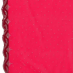 Leelavati Embellished Beads and Stones Pure Chiffon Saree image 3