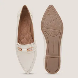 Mast & Harbour Women Party Mojaris with Bows Flats image 3