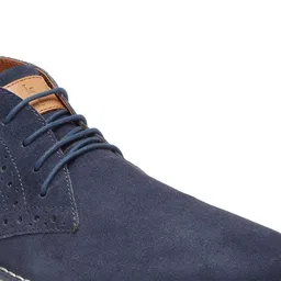 LOUIS STITCH Men Mid-Top Solid Suede Desert Boots image 5