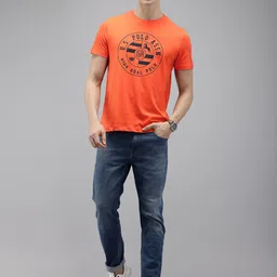 U.S. Polo Assn. Brand Logo Printed Pure Cotton Slim Fit T-shirt image 5