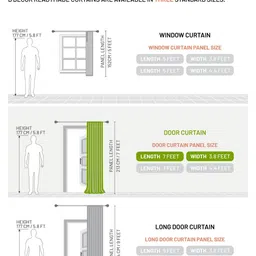 DDecor Beige Single Curtain Curtain image 5