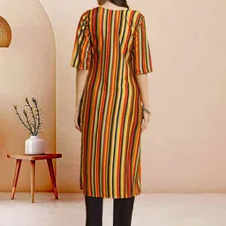 Moda Rapido Pack of 2 Printed Straight Kurta with Trousers image 2