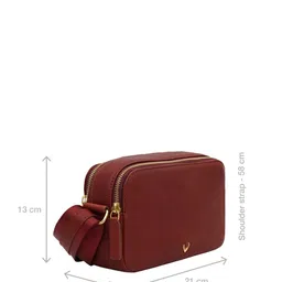 Hidesign Textured Leather Structured Sling Bag image 2