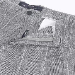 Richlook Men Checked Smart Slim Fit Trousers image 2