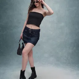 The Roadster Life Co. Ribbed Crop Tube Top image 3