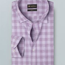 INVICTUS Men Easy Care White Checked Sustainable Formal Shirt-picture-33