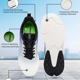 Red Tape Men Mesh Walking Lace-Ups Non-Marking Shoes image 2