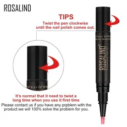 ROSALIND UV LED Light to Cure Gel Pen Nail Polish 5 ml - Shade 22 image 4