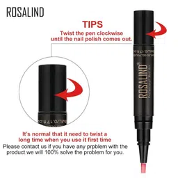 ROSALIND UV LED Light to Cure Gel Pen Nail Polish 5 ml - Shade 58 image 4