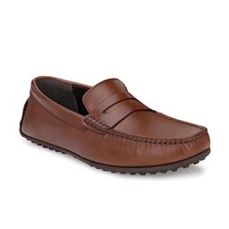 CARLO ROMANO Men Brown Driving Shoes-picture-11
