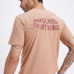 glitchez Mischief Mode Typography Printed T-shirt image 1