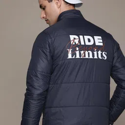 The Roadster Lifestyle Co. Typography Print Padded Jacket-image-51