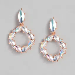 Anouk Gold-Plated Teardrop Shaped Drop Earrings-picture-29