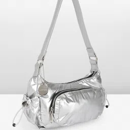 DressBerry Textured Structured Shoulder Bag image 3