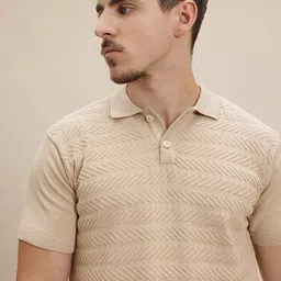 The Roadster Lifestyle Co. Self Design Polo Collar T-shirt image 2