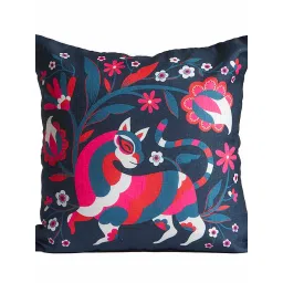 Teal By Chumbak Otomi Safari 16 Inch Cushion Cover- Set of 5 image 5