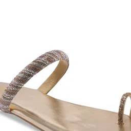 TRYME Women Open Toe Flats with Bows image 5