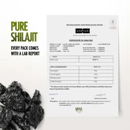 kapiva ayurveda Kapiva Shilajit Gold Resin For Stamina And Energy Shilajit, Ashwagandha, Black Musli, Turmeric And Gold image 3