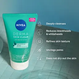 NIVEA Derma Skin Clear Anti-Blemish Scrub for Face image 3